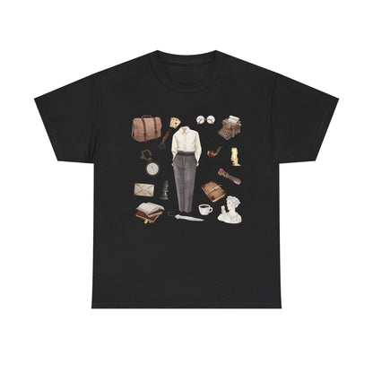 Dark Academia Outfit T-Shirt: Literary, Writer Style
