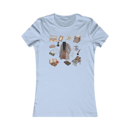 Dark Academia Women's Outfit Bookish Writer Shirt