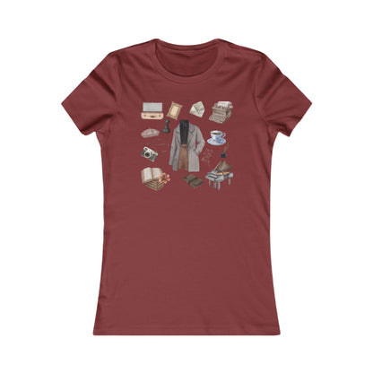 Dark Academia Women's Outfit Bookish Writer Shirt