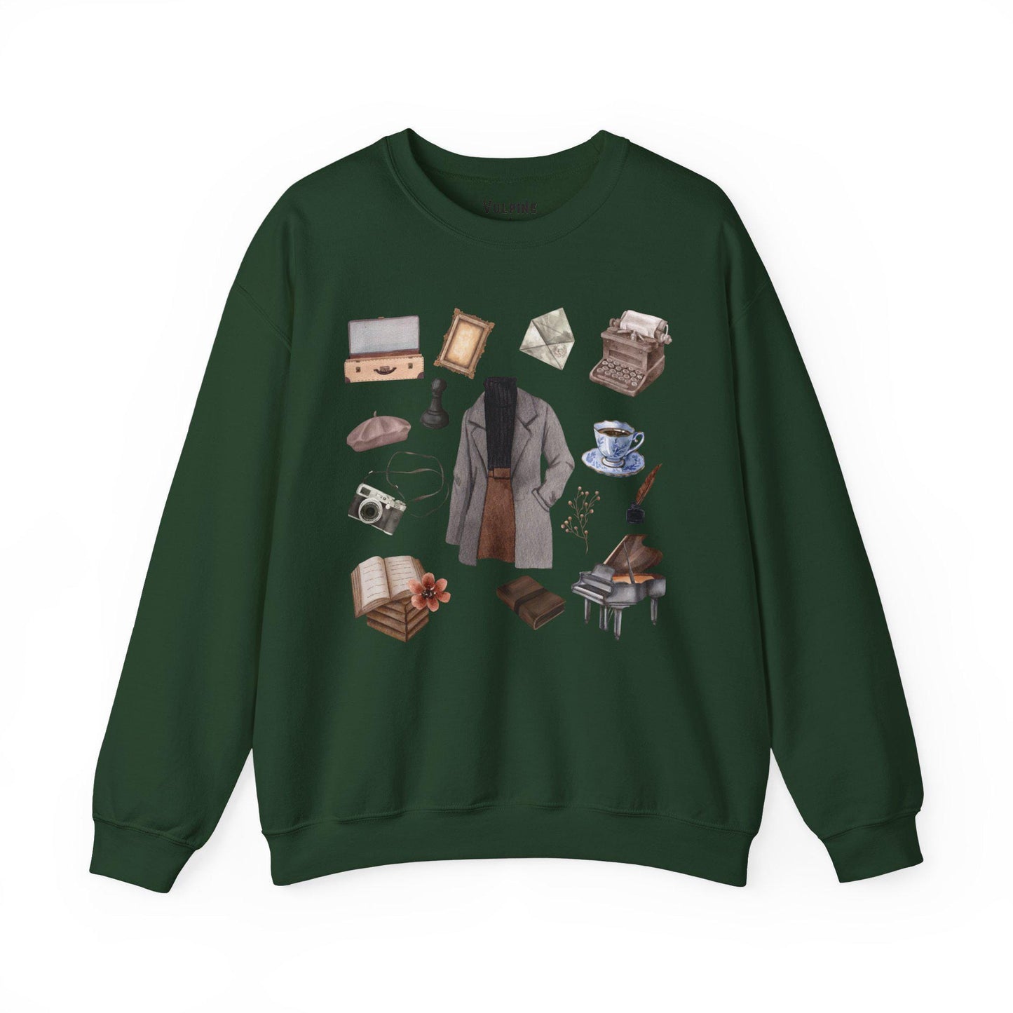 Dark Academia Women's Outfit Bookish Writer Shirt
