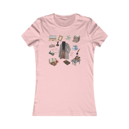 Dark Academia Women's Outfit Bookish Writer Shirt