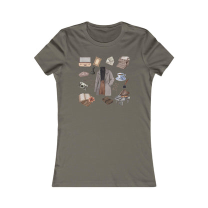 Dark Academia Women's Outfit Bookish Writer Shirt