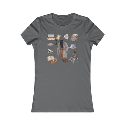 Dark Academia Women's Outfit Bookish Writer Shirt