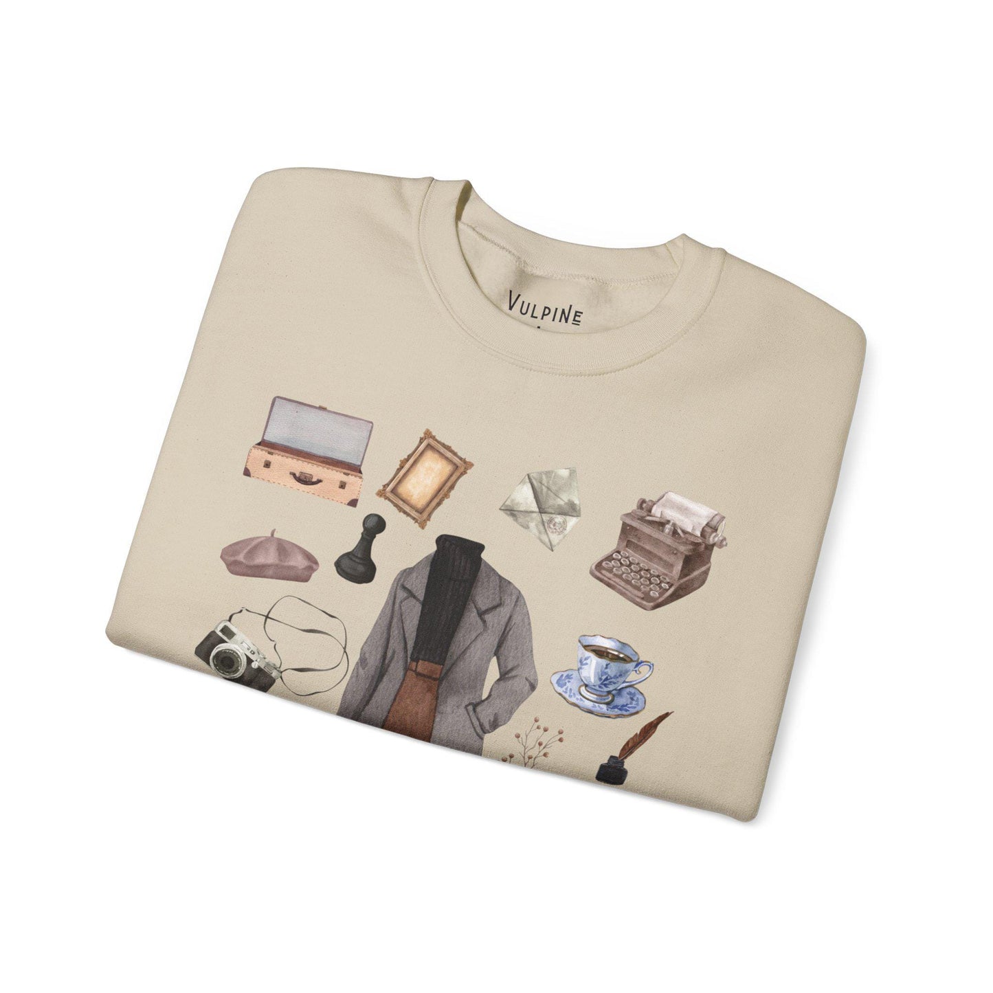 Dark Academia Women's Outfit Bookish Writer Shirt