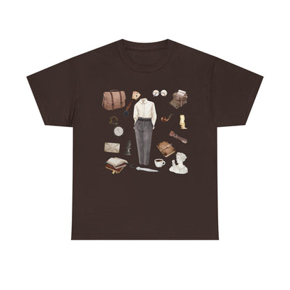Dark Academia Outfit T-Shirt: Literary, Writer Style