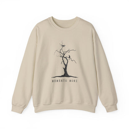 Memento Mori Gothic Literature Edgar Allen Poe Sweatshiry, Cozy Unisex Crewneck, Literary