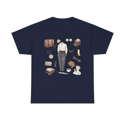 Dark Academia Outfit T-Shirt: Literary, Writer Style