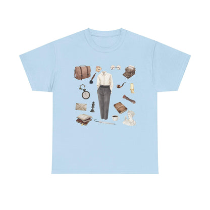 Dark Academia Outfit T-Shirt: Literary, Writer Style