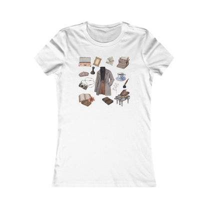 Dark Academia Women's Outfit Bookish Writer Shirt