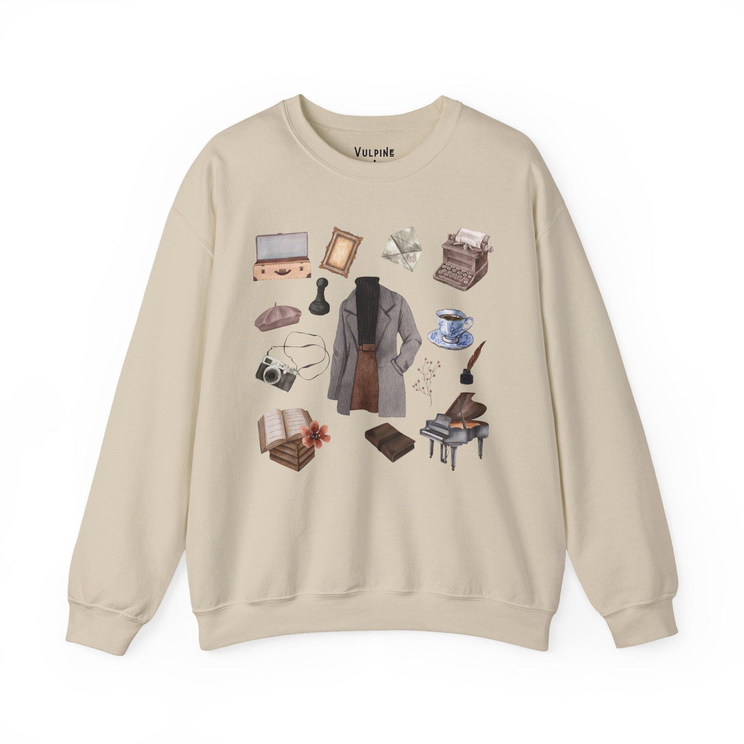Dark Academia Women's Outfit Bookish Writer Shirt