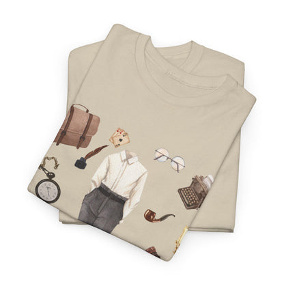 Dark Academia Outfit T-Shirt: Literary, Writer Style