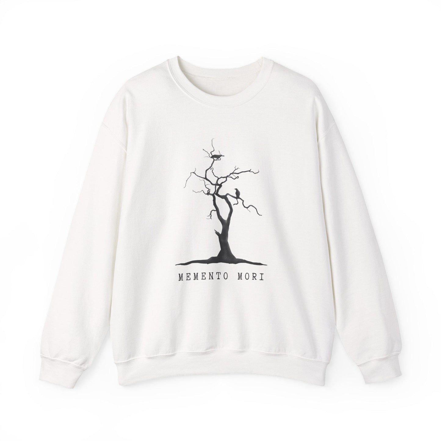Memento Mori Gothic Literature Edgar Allen Poe Sweatshiry, Cozy Unisex Crewneck, Literary