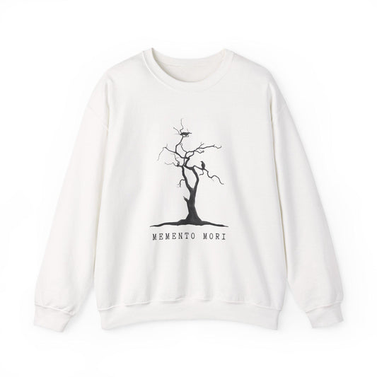 Memento Mori Gothic Literature Edgar Allen Poe Sweatshiry, Cozy Unisex Crewneck, Literary