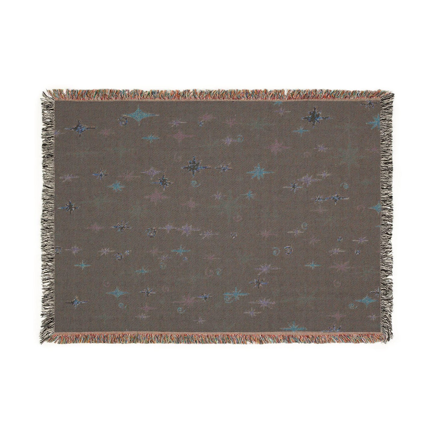 Whimsigoth Cotton Blanket 'Stella' Midnight Color
