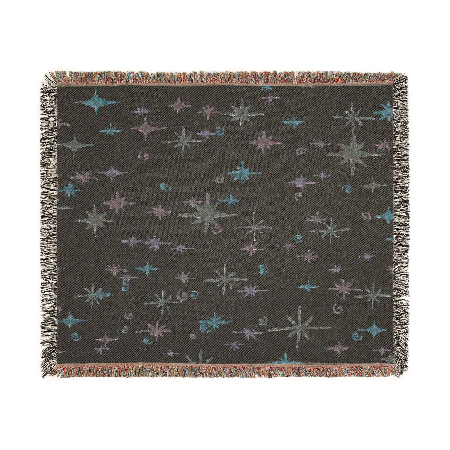 Whimsigoth Cotton Blanket 'Stella' Pearl Color