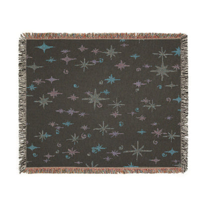 Whimsigoth Cotton Blanket 'Stella' Pearl Color