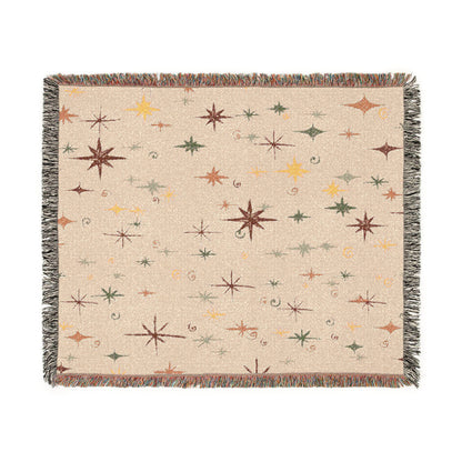 Whimsigoth Cotton Blanket 'Stella' Pearl Color