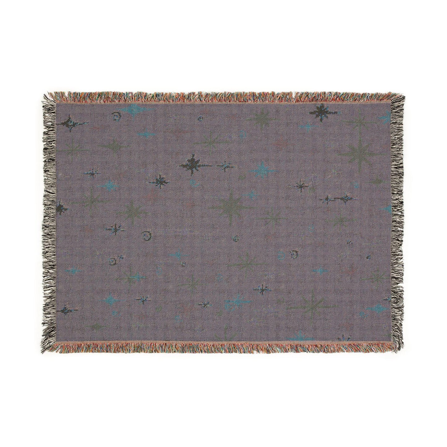 Whimsigoth Cotton Blanket 'Stella' Berry Color
