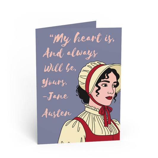 Jane Austen Valentine Literature Card