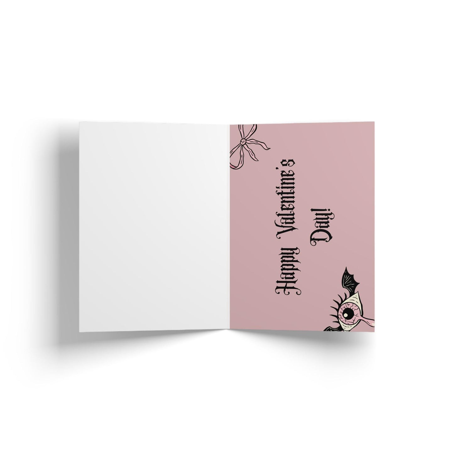 I Only Have Eyes For You Valentine Card Gothic Eye Pattern