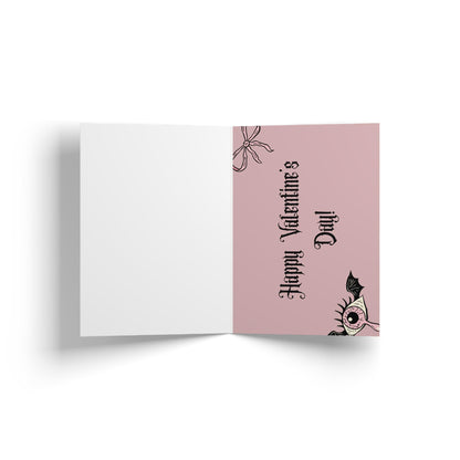I Only Have Eyes For You Valentine Card Gothic Eye Pattern