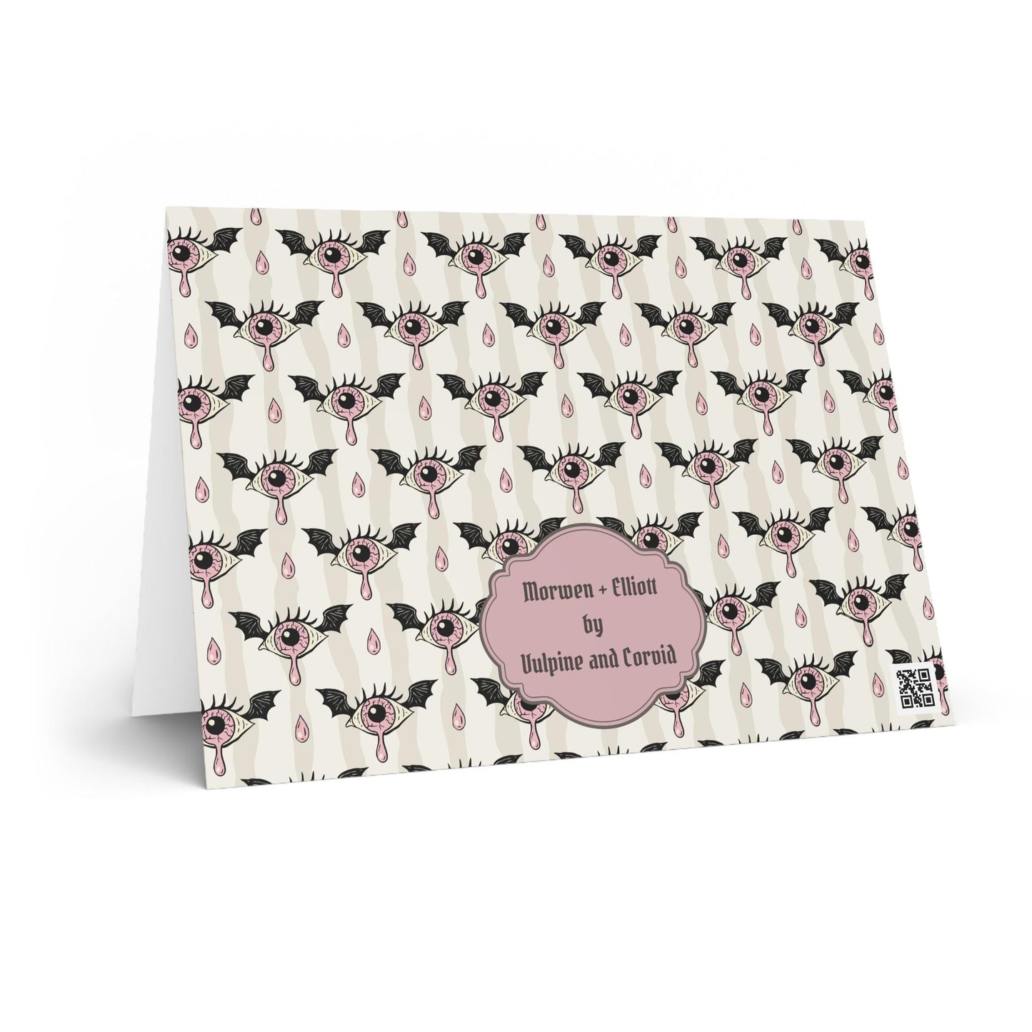I Only Have Eyes For You Valentine Card Gothic Eye Pattern