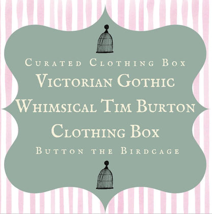 Victorian Gothic Whimsical Tim Burton Curated Outfit Box